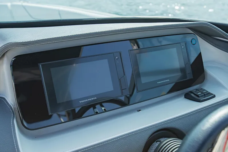 Slide: The Image of Dual Garmin with Trim Tabs - 24