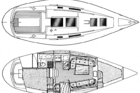 Slide: The Image of 1985 Beneteau First 325 - 3