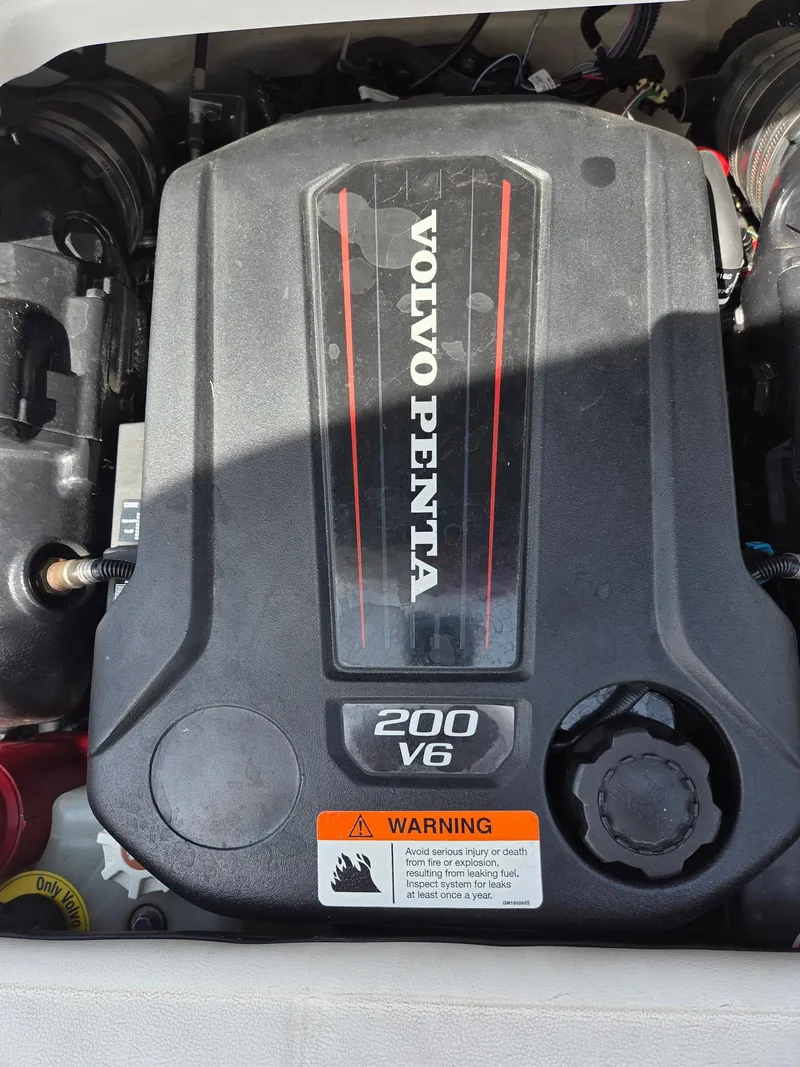 Slide: The Image of Volvo Penta 200 V6 engine in 2017 Regal 1900 ES Bowrider boat. - 3