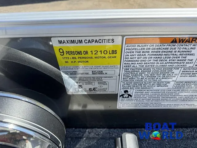 Slide: The Image of Sylvan 820 Party Fish Pontoon 2023 - 55