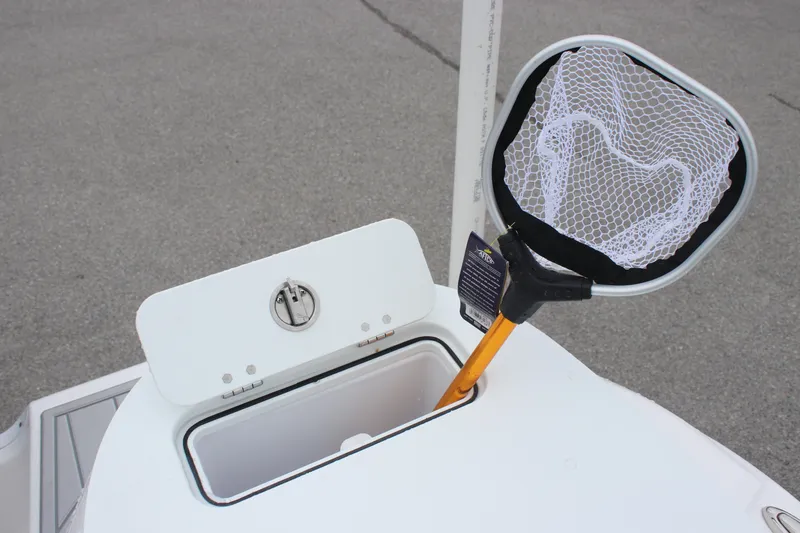 Slide: The Image of Livewell with net on 2025 Sea Fox 228 Commander boat. - 10