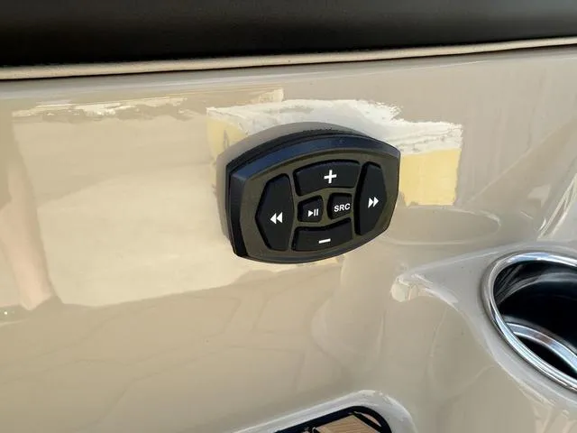 Slide: The Image of Control panel on 2024 MasterCraft NXT21 boat interior. - 40