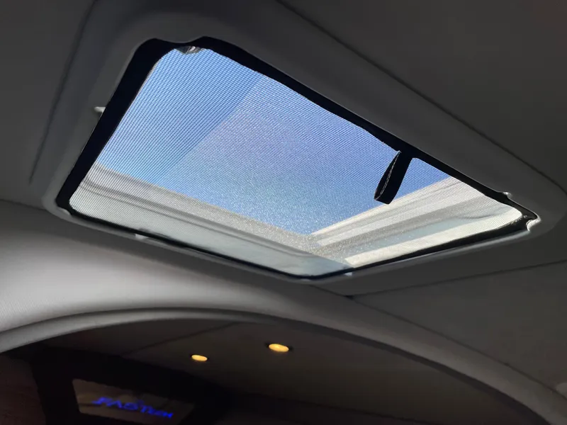 Slide: The Image of 2018 Formula 292 FASTech boat interior with sunroof and ceiling lights. - 24