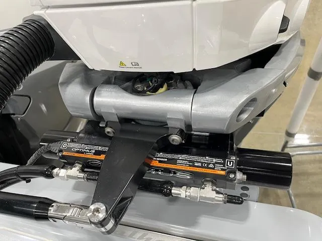 Slide: The Image of 2022 Valhalla Boatworks V 37 engine component close-up, showcasing mechanical details. - 19