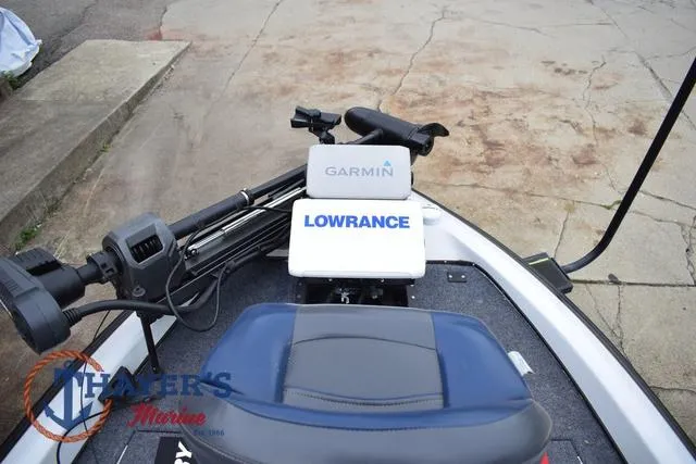 Slide: The Image of 1997 Pro Craft 180 boat with Garmin and Lowrance equipment on deck. - 24