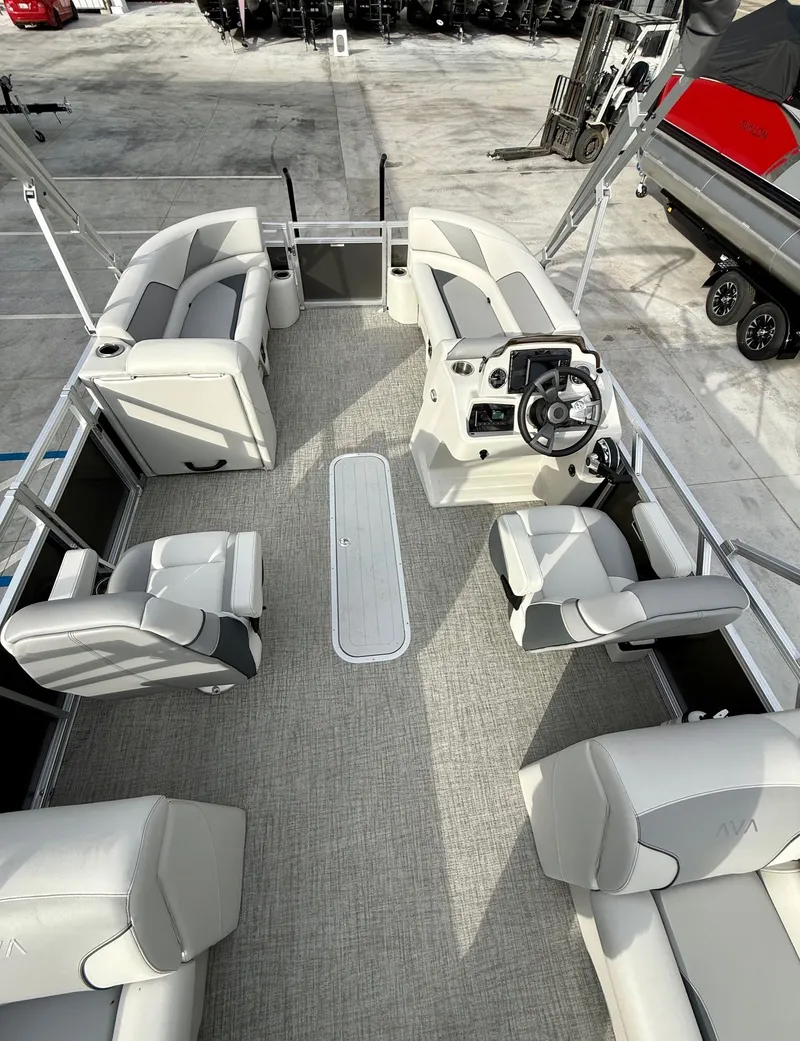 Slide: The Image of Avalon Venture 85 - 23 FT Quad Lounger w/ 150HP Mercury! 2025 - 11