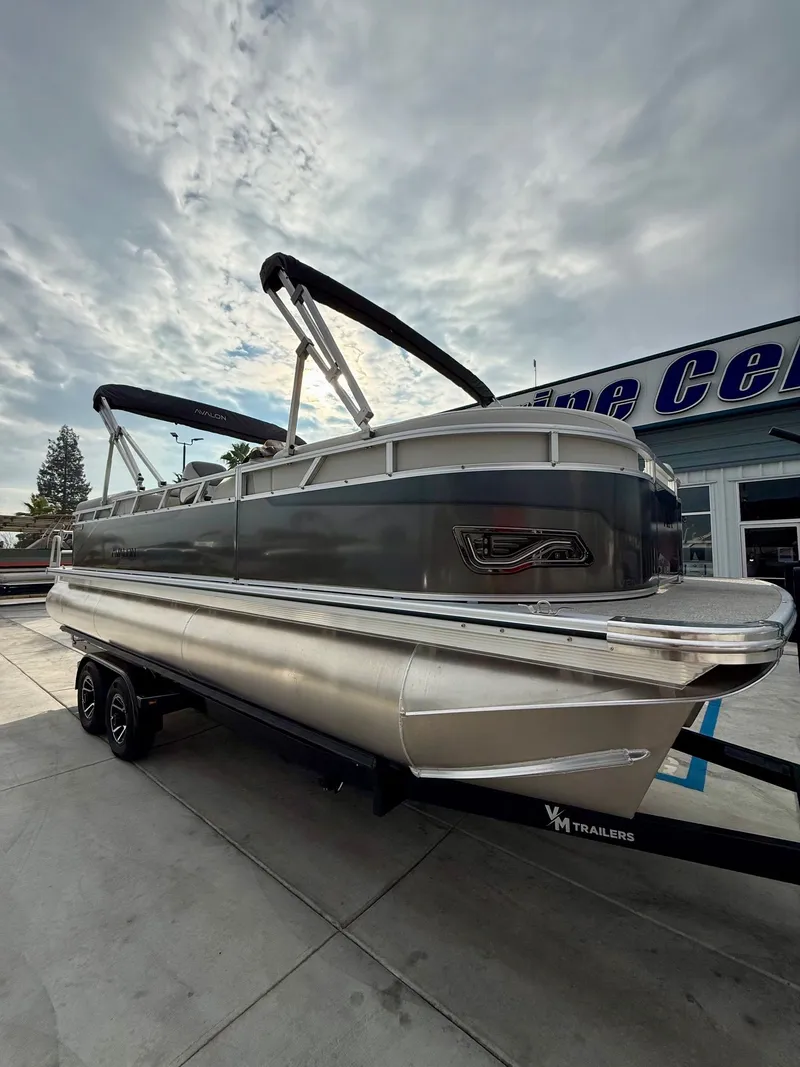 Slide: The Image of Avalon Venture 85 - 23 FT Quad Lounger w/ 150HP Mercury! 2025 - 16