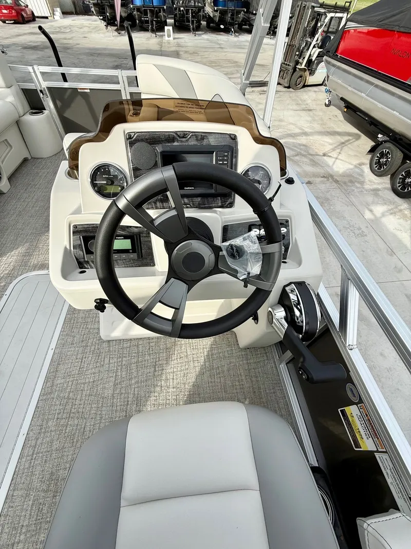 Slide: The Image of Avalon Venture 85 - 23 FT Quad Lounger w/ 150HP Mercury! 2025 - 17