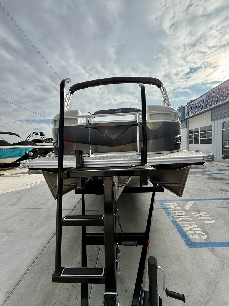 Slide: The Image of Avalon Venture 85 - 23 FT Quad Lounger w/ 150HP Mercury! 2025 - 6