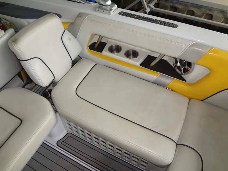 Slide: The Image of 2008 Correct Craft Super Air Nautique 230 swim platform with gray non-slip surface. - 19