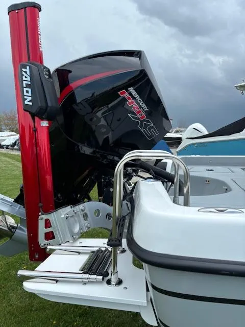 Slide: The Image of 2023 Charger 2230 L Sport boat with Mercury Pro XS engine and Talon anchor system. - 5