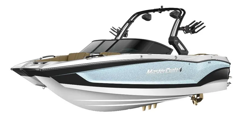Slide: The Image of 2024 MasterCraft X24 boat with sleek design and advanced features. - 7