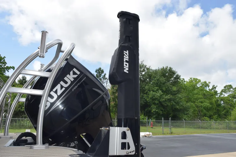 Slide: The Image of 2022 Silver Wave 2410 SW5 JS boat with Suzuki engine and Talon anchor system. - 6