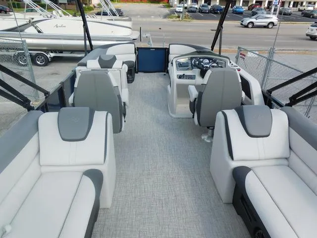 Slide: The Image of 2024 Avalon 2585 LSZ Quad Lounger interior with luxurious seating and modern design. - 10