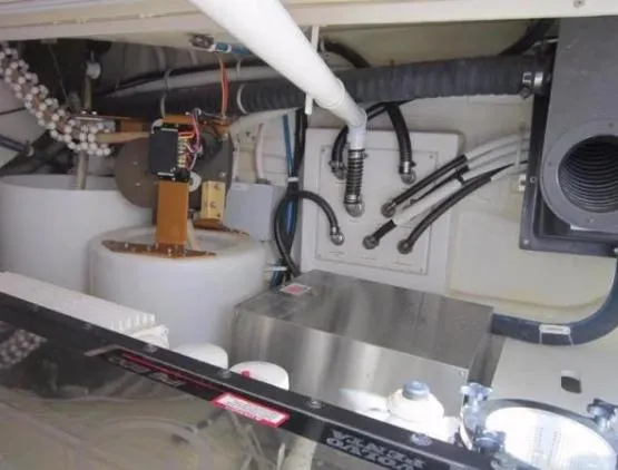 Slide: The Image of Electrical control panel in a 2011 Marquis Sport Coupe yacht engine room. - 26