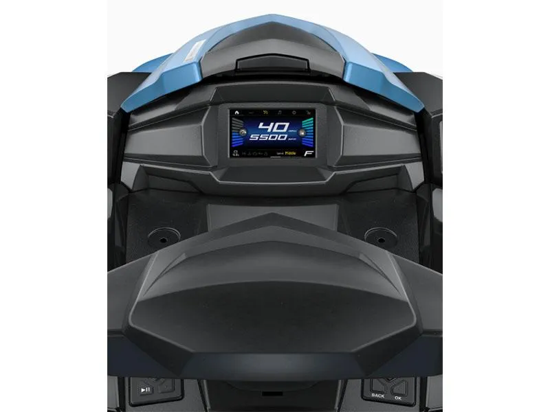 Slide: The Image of 2025 Yamaha VX Cruiser dashboard with digital display showing speed and RPM. - 3