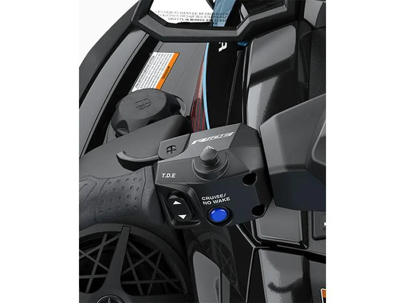 Slide: The Image of Close-up of 2025 Yamaha VX Cruiser control panel with cruise and no-wake buttons. - 5
