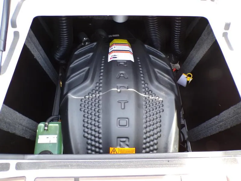 Slide: The Image of Engine compartment of 2023 Supra SL 450 with Raptor branding. - 7