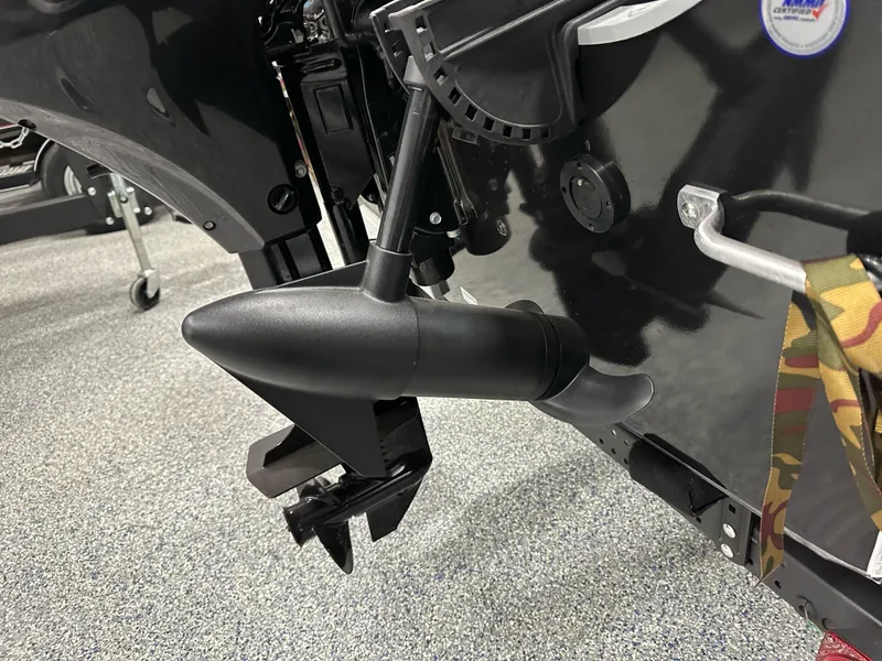 Slide: The Image of 2023 Alumacraft V14 boat motor detail, showcasing sleek design and modern engineering. - 17