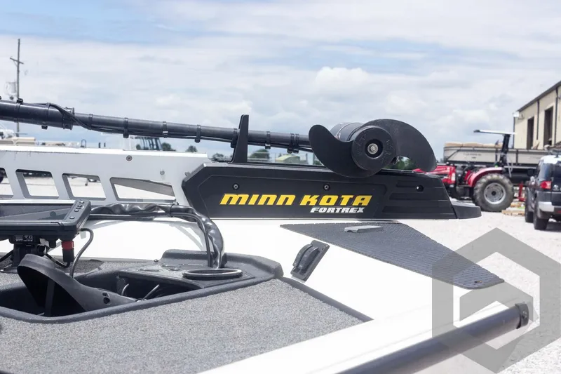 Slide: The Image of 2019 Ranger RT188 boat with Minn Kota Fortrex trolling motor on deck. - 16