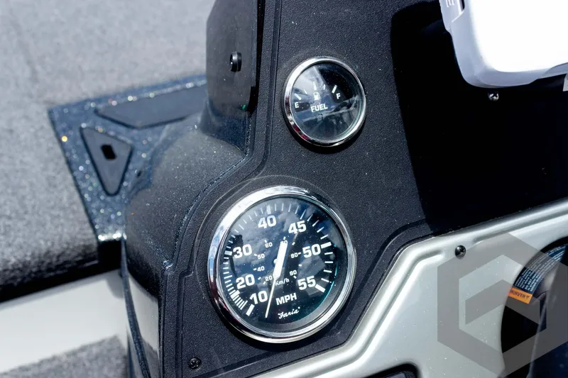 Slide: The Image of 2019 Ranger RT188 dashboard with speedometer and fuel gauge. - 28