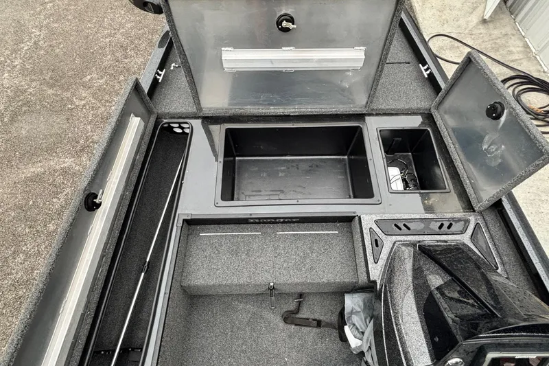 Slide: The Image of 2016 Ranger RT178 boat storage compartments and deck layout. - 5