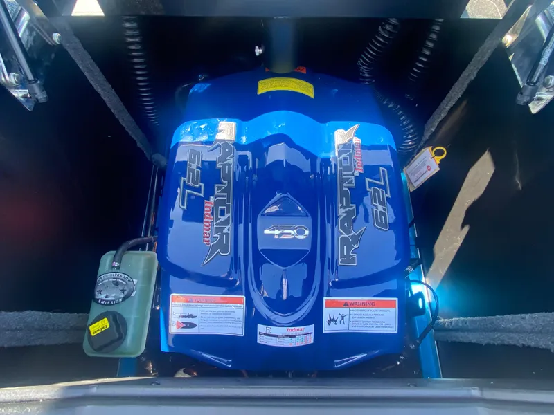 Slide: The Image of Engine compartment of a 2021 Supra SL 450 with Raptor 6.2L engine. - 33