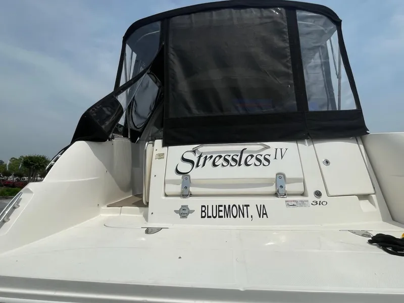 Slide: The Image of 2007 Sea Ray 310 Sundancer boat with "Stressless IV" name, Bluemont, VA. - 11