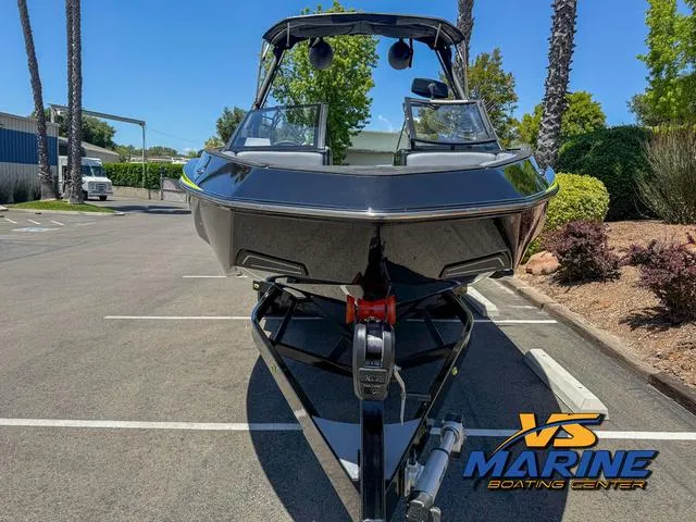 Slide: The Image of 2023 Axis Wake Research T250 boat on trailer at VS Marine Boating Center. - 3