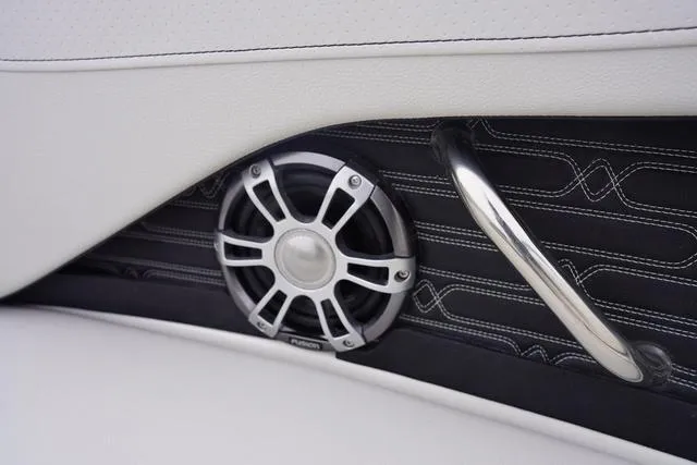 Slide: The Image of 2024 Sea Ray SPX 210 interior speaker and handle detail. - 29