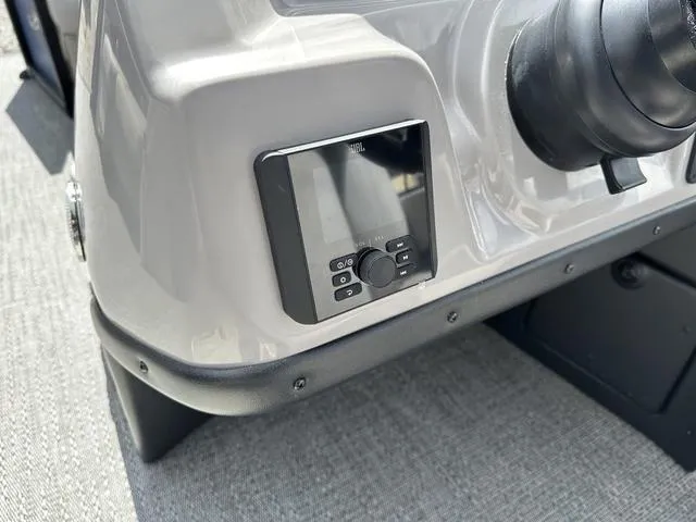 Slide: The Image of Control panel of 2025 Barletta Boats A22UC with modern interface and sleek design. - 20