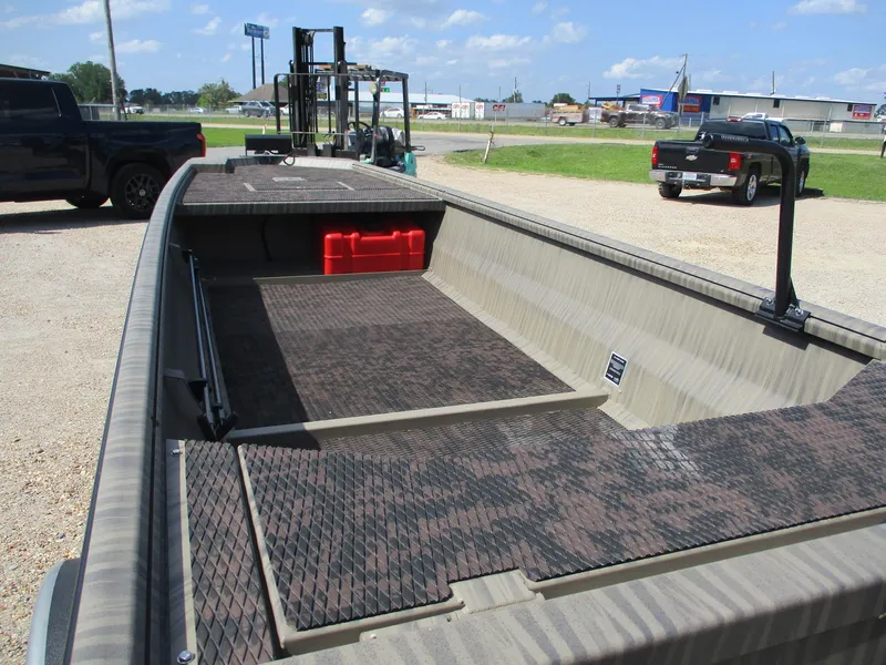 Slide: The Image of 2025 Gator Tail 2048 EXTREME boat with spacious interior and textured flooring. - 6