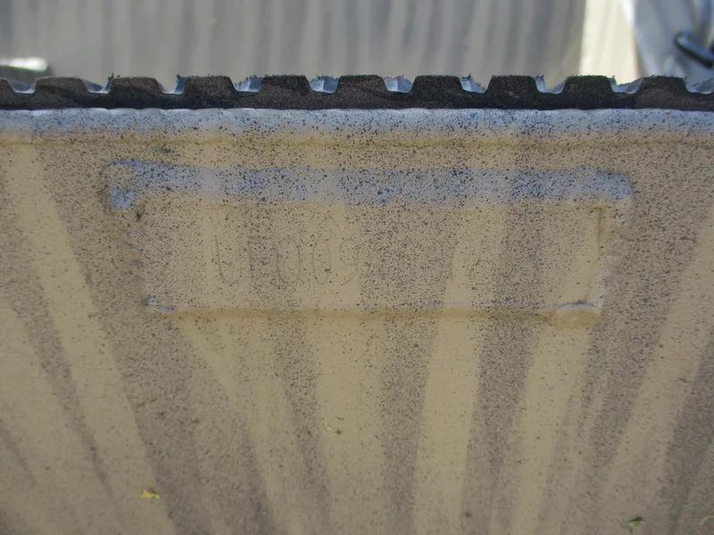 Slide: The Image of Ribbed metal surface of Gator Tail 2048 EXTREME, 2025 model, showing texture and detail. - 8