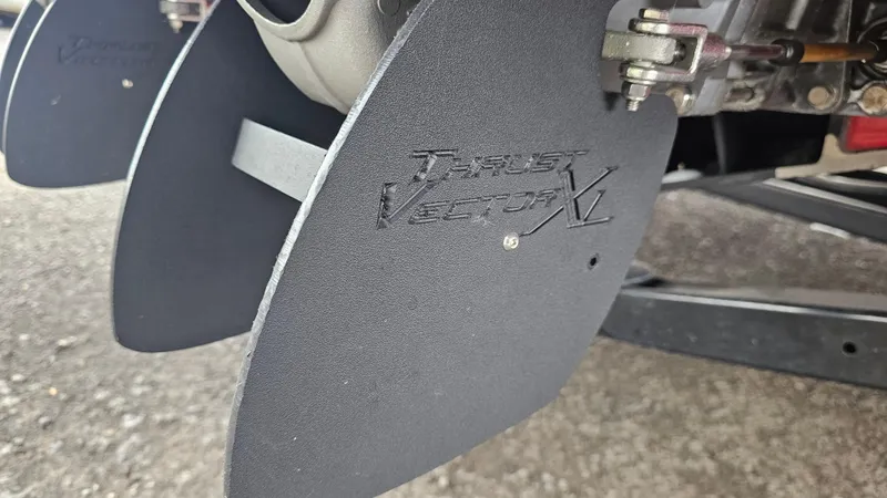 Slide: The Image of Close-up of Yamaha AR210 2014 boat's thrust vector XL fins. - 11