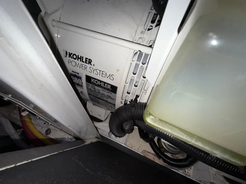 Slide: The Image of Kohler power system in 2006 Carver 43 Motor Yacht engine compartment. - 40
