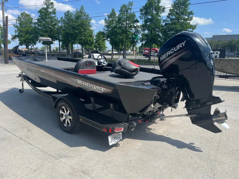Slide: The Image of 2017 Ranger RT 198P boat with Mercury engine on a sunny day. - 3