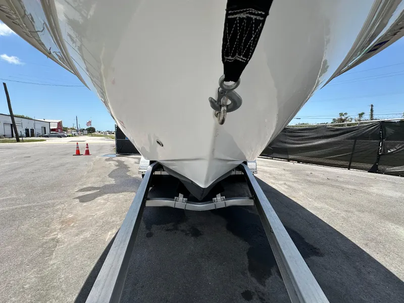 Slide: The Image of 2008 Sea Fox 216 Dual Console boat with Suzuki Four Stroke engine and ladder. - 8