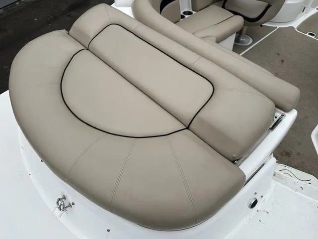Slide: The Image of 2015 Hurricane SD 2400 I/O boat seating, beige upholstery, comfortable design. - 36