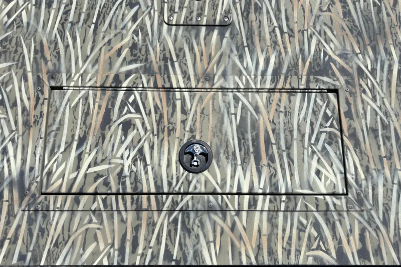 Slide: The Image of Camouflage pattern on 2025 Tracker Grizzly 2072 Utility boat hatch. - 21