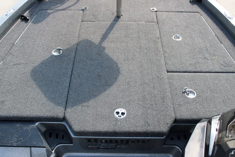 Slide: The Image of 2023 Ranger Z519 Ranger Cup Equipped boat deck with storage compartments. - 11