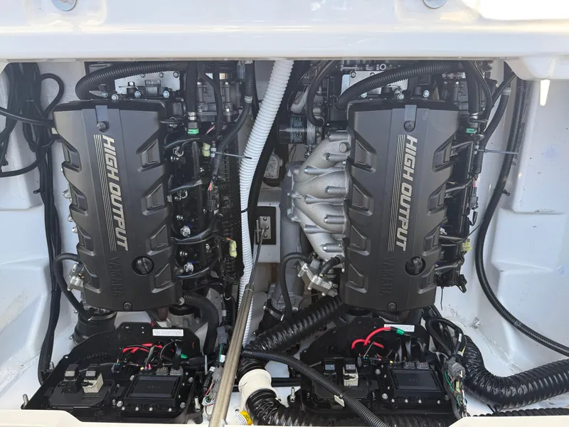 Slide: The Image of 2022 Yamaha AR250 boat engines, high output, detailed view. - 20