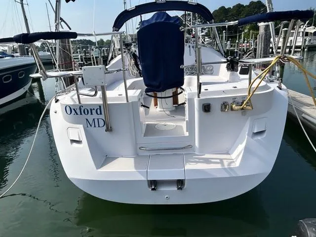 Slide: The Image of Catalina 315 sailboat, 2015 model, docked in Oxford, MD marina. - 6