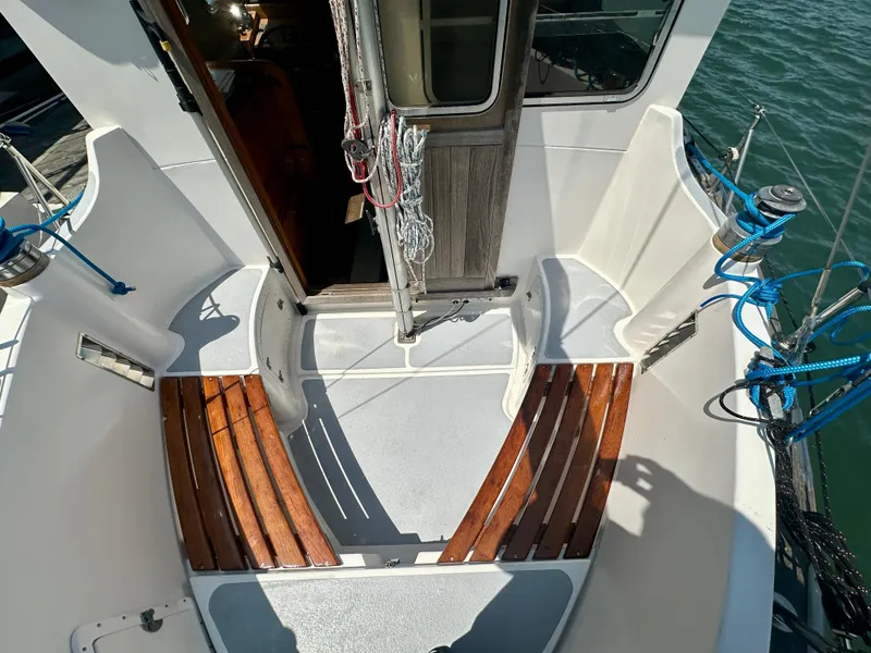 Slide: The Image of Fisher 34 Pilothouse Ketch 1985 - 78