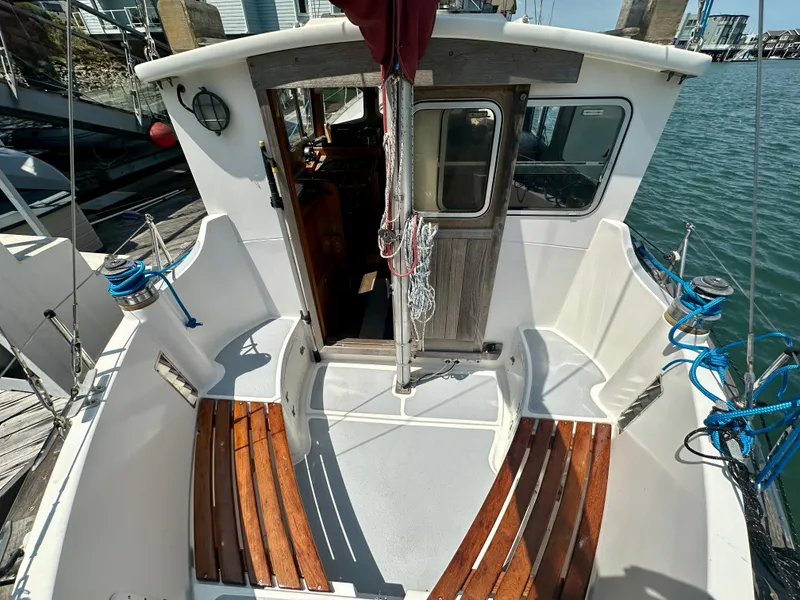 Slide: The Image of Fisher 34 Pilothouse Ketch 1985 - 81
