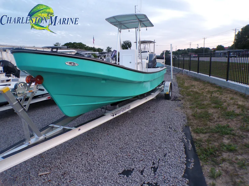 The Image of 2023 Panga 22 boat on trailer at Charleston Marine dealership. - 0