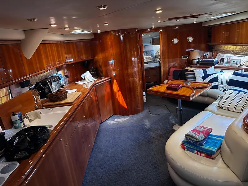 Slide: The Image of Electrical control panel inside a 2000 Sunseeker Predator 56 yacht. - 13