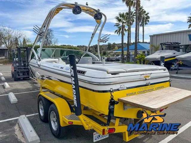 Slide: The Image of 2006 Centurion ELITE V boat on trailer at VS Marine Boating Center. - 5