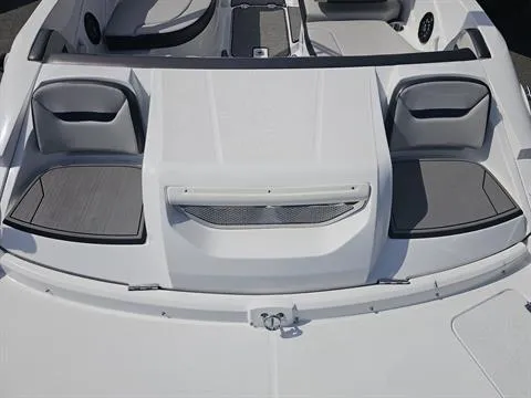 Slide: The Image of 2022 Hurricane SunDeck Sport 205 IO boat interior with seating and storage compartments. - 18