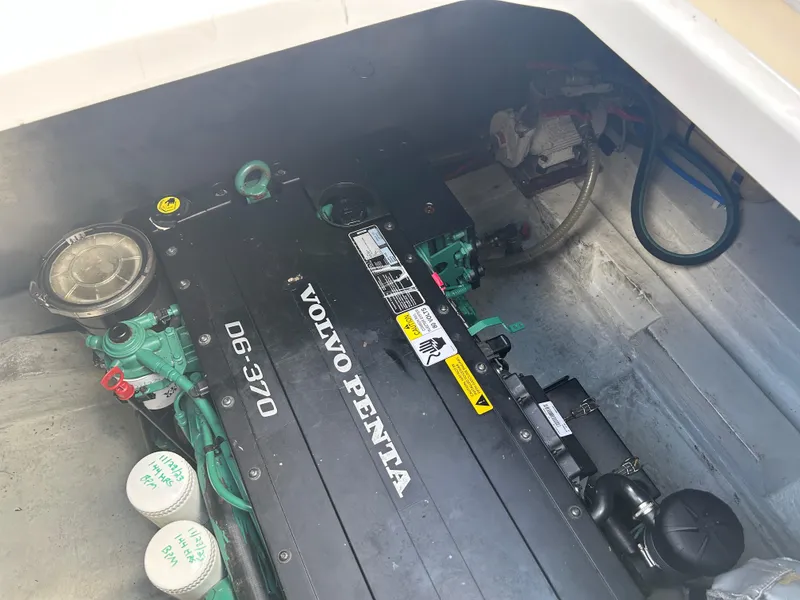 Slide: The Image of Engine compartment of a 2017 Bavaria S36 Coupe with Volvo Penta D6-370 engine. - 29