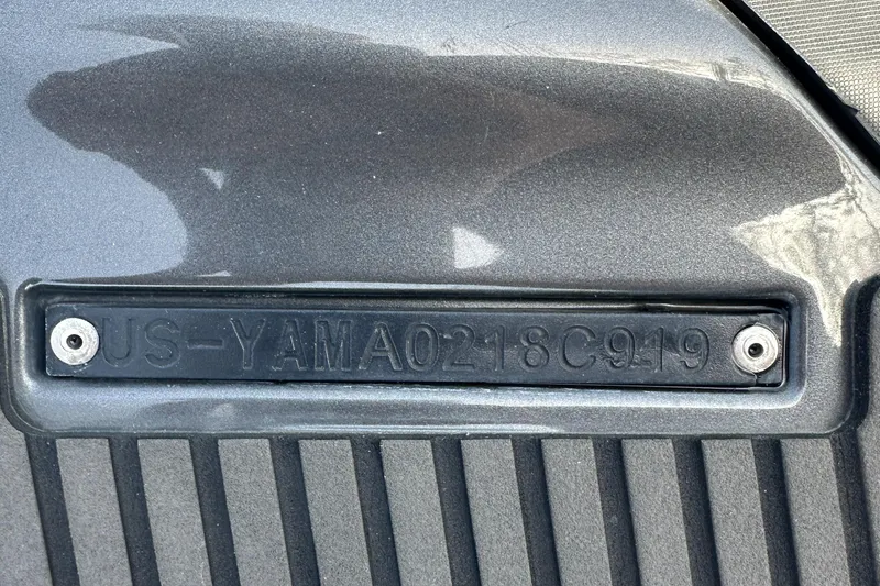 Slide: The Image of 2019 Yamaha WaveRunner VX Cruiser HO hull identification number plate. - 21